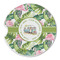 Flamingo & Camping Sandstone Car Coaster - Single (Personalized)