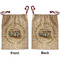 Flamingo & Camping Santa Sack - Double-Sided (Personalized)