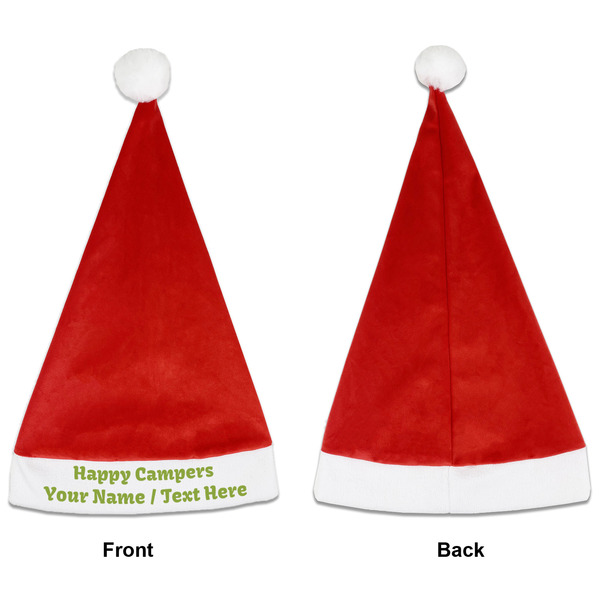 Flamingo & Camping Santa Hats - Front and Back (Single Print) APPROVAL