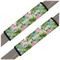 Flamingo & Camping Seat Belt Covers - Set of 2