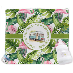 Flamingo & Camping Security Blanket (Personalized)