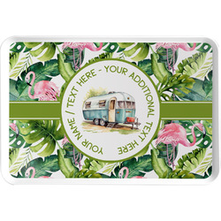 Flamingo & Camping Serving Tray (Personalized)
