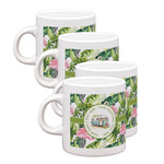 Flamingo & Camping Single Shot Espresso Cups - Set of 4 (Personalized)