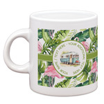 Flamingo & Camping Espresso Cup (Personalized)