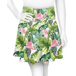 Flamingo & Camping Skater Skirt - Medium