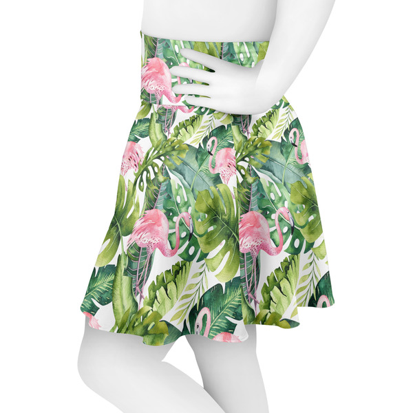 Flamingo & Camping Skater Skirt - Side