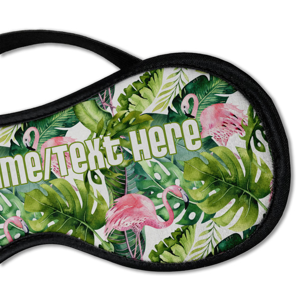 Flamingo & Camping Sleeping Eye Mask - DETAIL Large