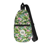 Flamingo & Camping Sling Bag (Personalized)