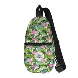 Flamingo & Camping Sling Bag (Personalized)