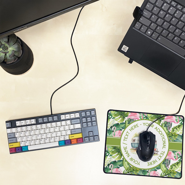 Flamingo & Camping Small Gaming Mats - Lifestyle