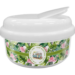 Flamingo & Camping Snack Container (Personalized)