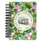 Flamingo & Camping Spiral Notebook - 5" x 7" (Personalized)