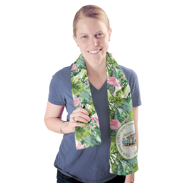 Flamingo & Camping Sport Towel - Exercise use - Model