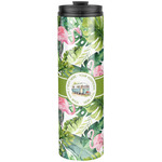 Flamingo & Camping Stainless Steel Skinny Tumbler - 20 oz (Personalized)