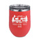 Flamingo & Camping Stemless Stainless Steel Wine Tumbler - Coral - Single-Sided