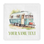 Flamingo & Camping Decorative Paper Napkins