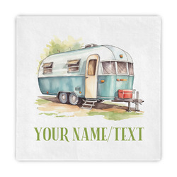 Flamingo & Camping Decorative Paper Napkins