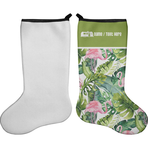 Flamingo & Camping Stocking - Single-Sided - Approval