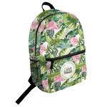 Flamingo & Camping Student Backpack (Personalized)