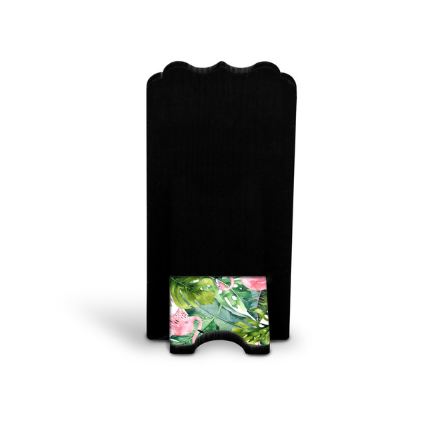 Flamingo & Camping Stylized Phone Stand - Back