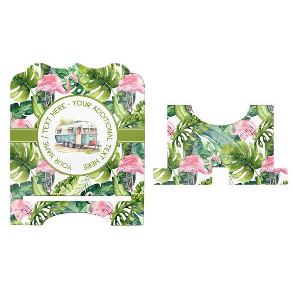 Flamingo & Camping Stylized Tablet Stand - Apvl