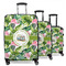 Flamingo & Camping 3-Piece Luggage Set - 20" Carry On - 24" Medium Checked - 28" Large Checked (Personalized)