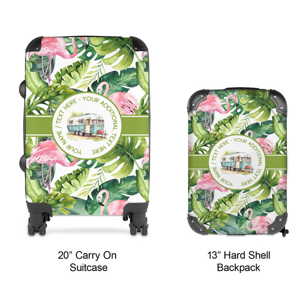 Flamingo & Camping Suitcase Set 4 - APPROVAL