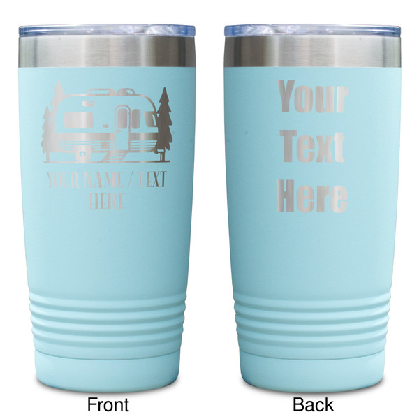 Flamingo & Camping Teal Polar Camel Tumbler - 20oz -Double Sided - Approval