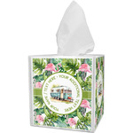 Flamingo & Camping Tissue Box Cover (Personalized)