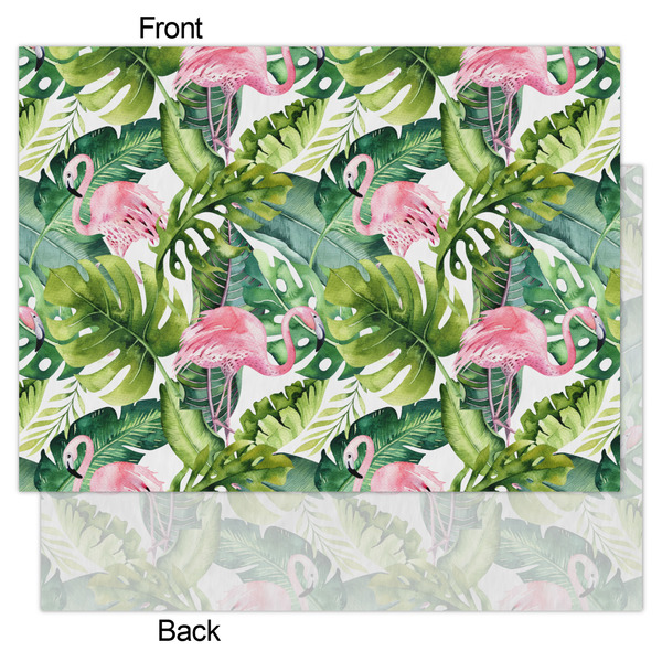 Flamingo & Camping Tissue Paper - Heavyweight - Large - Front & Back