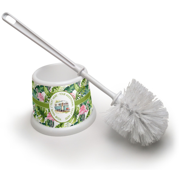 Custom Flamingo & Camping Toilet Brush (Personalized)