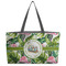 Flamingo & Camping Beach Totes Bag - w/ Black Handles (Personalized)