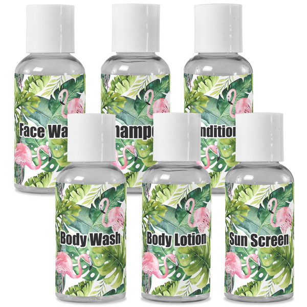 Custom Flamingo & Camping Travel Bottles (Personalized)