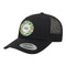 Flamingo & Camping Trucker Hat - Black (Personalized)