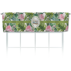 Flamingo & Camping Valance (Personalized)