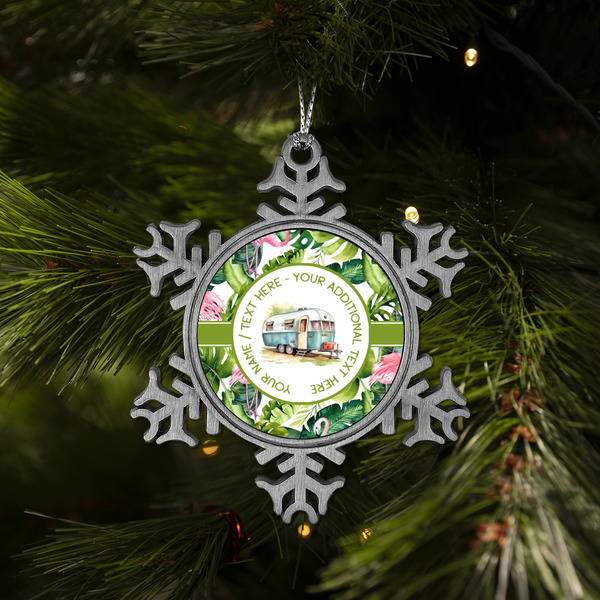 Flamingo & Camping Vintage Snowflake - (LIFESTYLE)