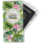 Flamingo & Camping Travel Document Holder (Personalized)