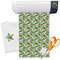 Flamingo & Camping Heat Transfer Vinyl Sheet - 12" x 18"