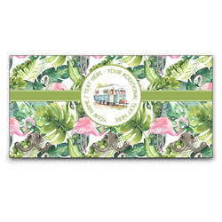 Flamingo & Camping Wall Mounted Coat Rack (Personalized)