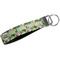 Flamingo & Camping Webbing Keychain Fob - Small