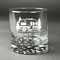 Flamingo & Camping Whiskey Glass - Engraved - Single