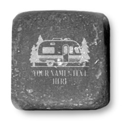 Flamingo & Camping Whiskey Stone Set - Set of 9