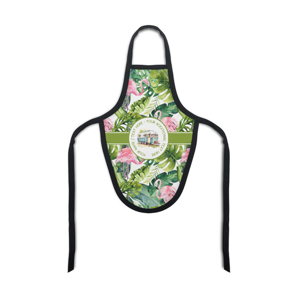 Custom Flamingo & Camping Bottle Apron (Personalized)