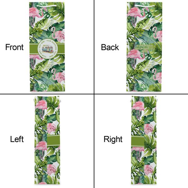 Flamingo & Camping Wine Gift Bag - Gloss - Approval