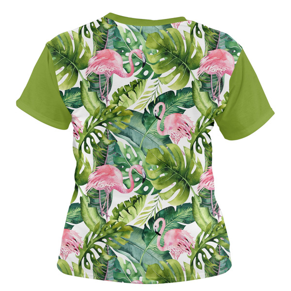 Flamingo & Camping Women's T-shirt Back