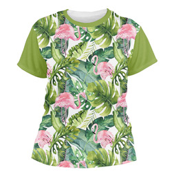 Flamingo & Camping Women's Crew T-Shirt - Medium