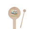 Flamingo & Camping 7.5" Round Wooden Stir Sticks - Single-Sided