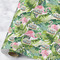 Flamingo & Camping Wrapping Paper Roll - Large - Matte