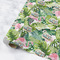 Flamingo & Camping Wrapping Paper Roll - Medium - Matte
