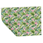 Flamingo & Camping Wrapping Paper Sheets - Double-Sided - 20" x 28"